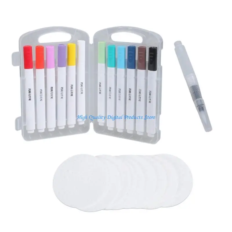 

U2JE Magics Puff Paint Magics with Watercolor Pen 3D Foam Texture Painting Kits