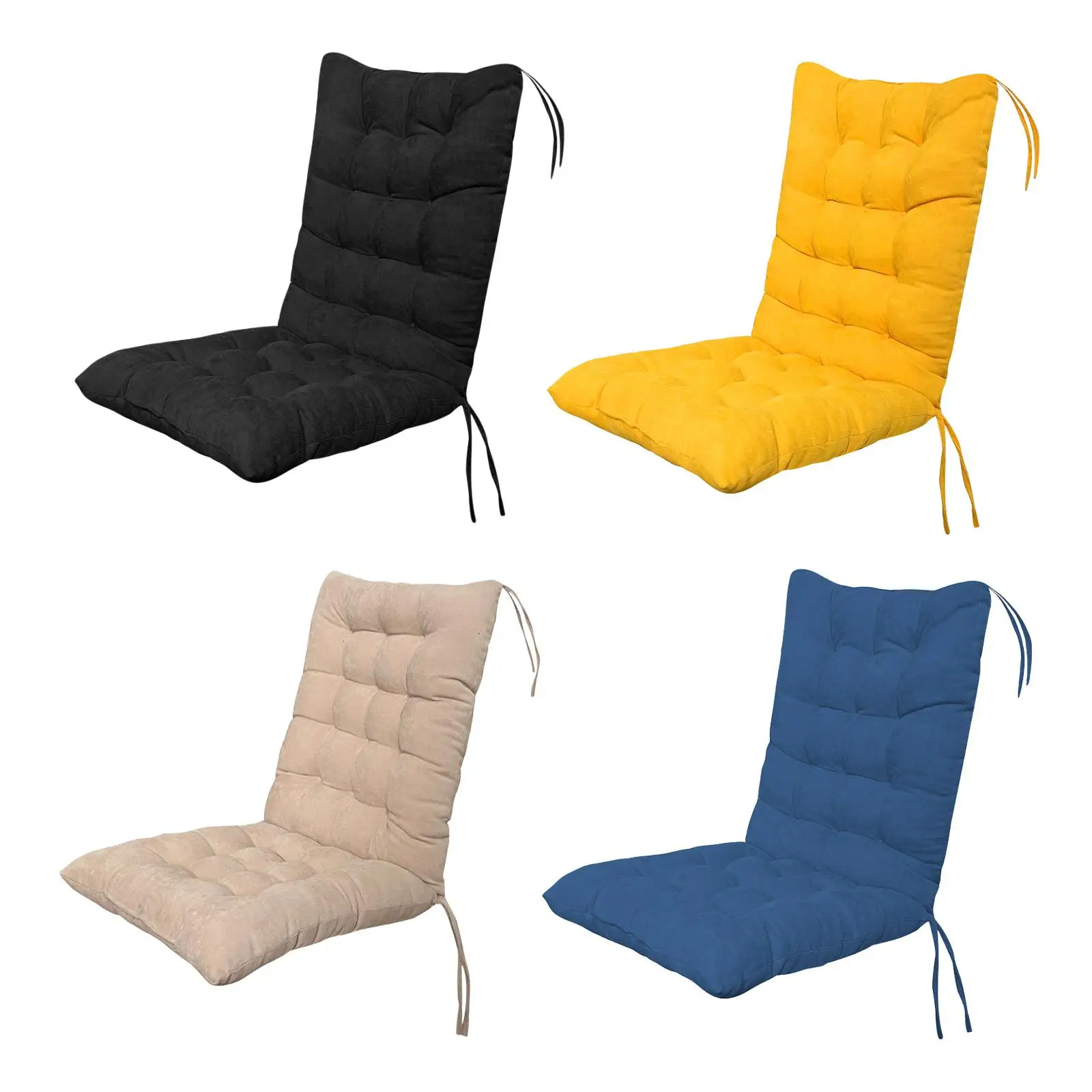 Dining Chair Cushion Corduroy Seat Cushion for Office Chair Indoor Sedentary