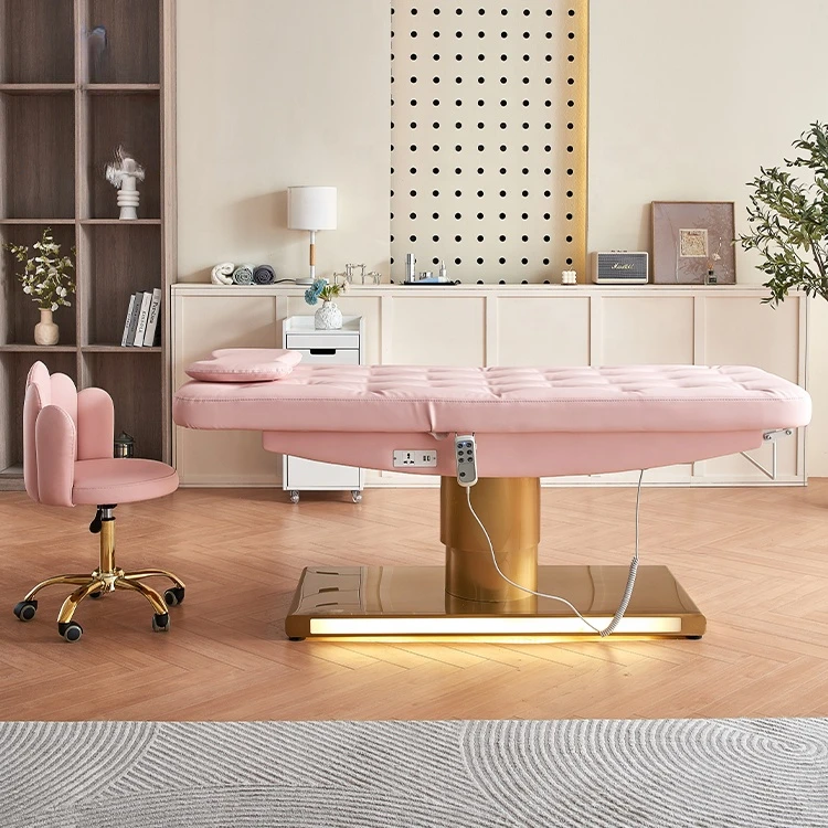 Custom 3 motors electric massage table Beauty Salon Spa Lash Beauty Facial Bed