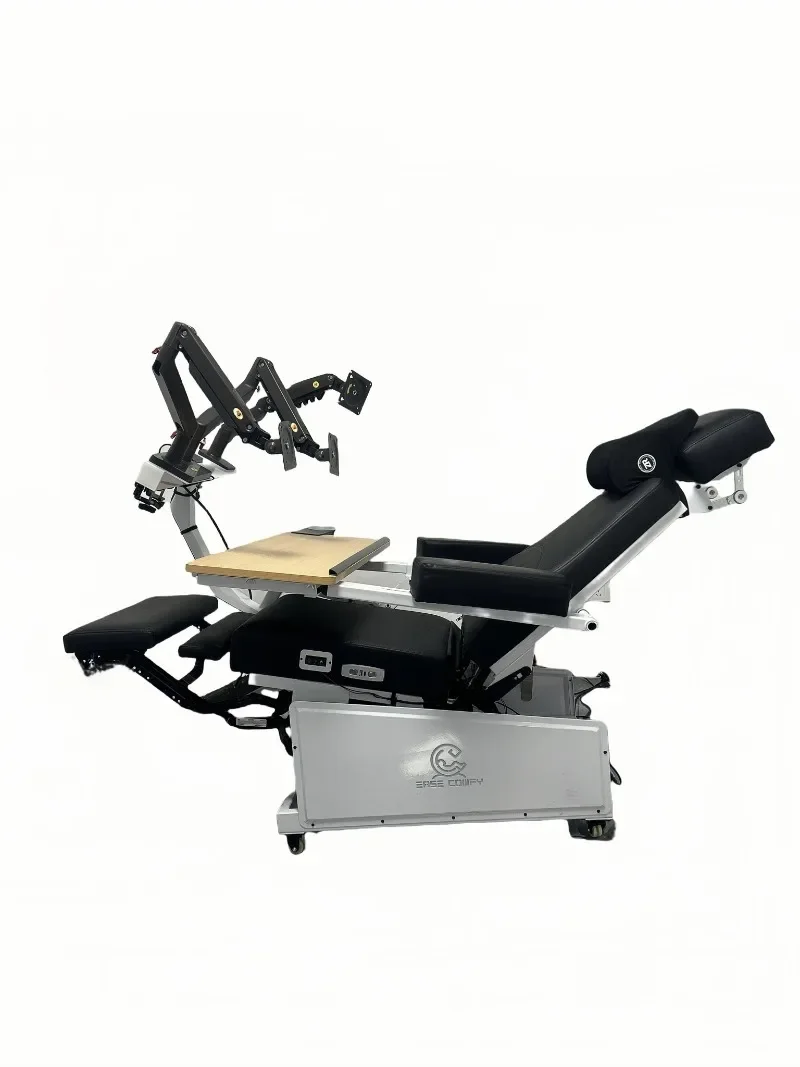 EASE TRIO 3 Recline  Computer Cockpit for up to 3 Monitors  zero Gravity  Chair Heat Cool Massage Seat Comfortable and Cheap