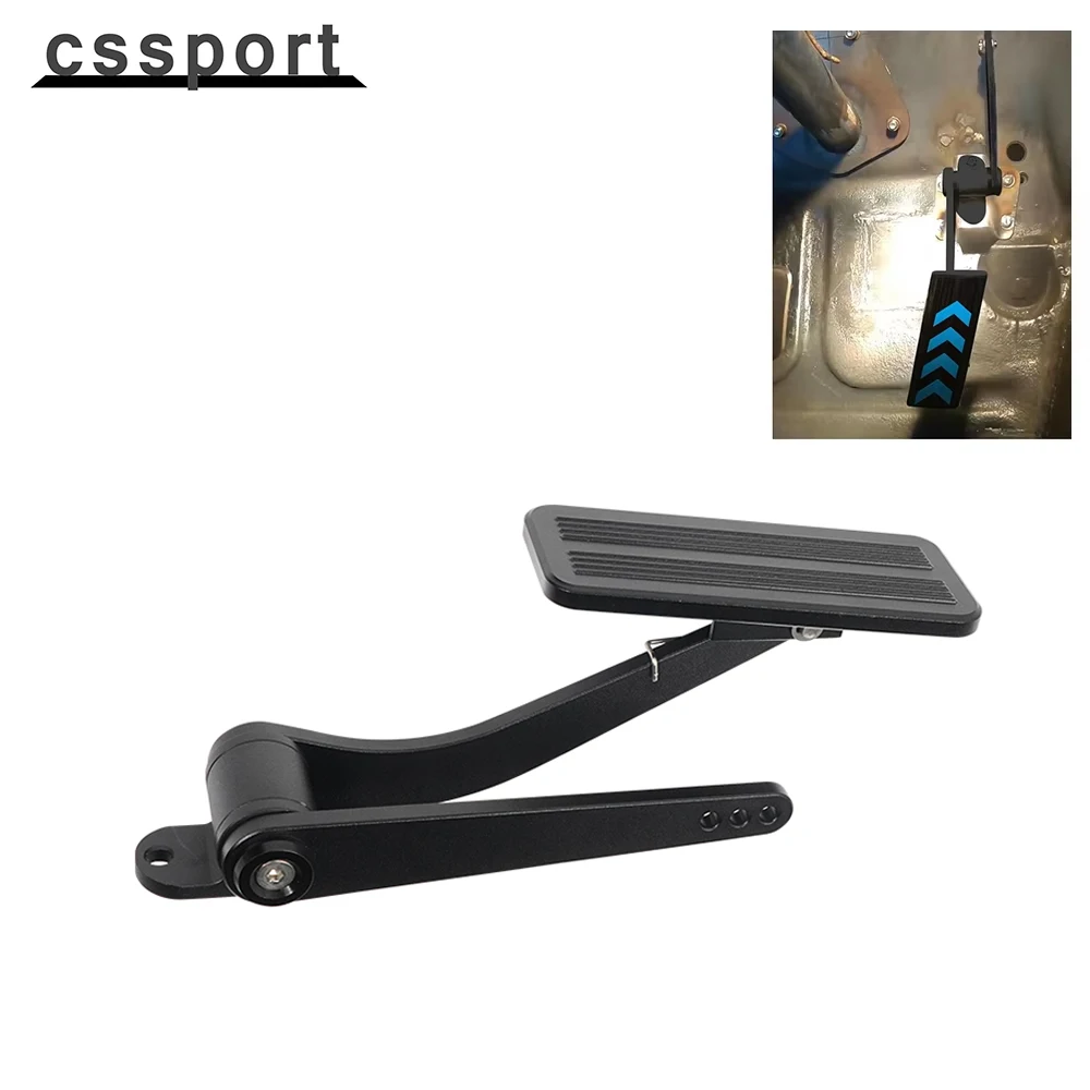 

For Street Rat Rod For Chevy For Ford For GM Black Universal Gas Pedal Accelerator Throttle Firewall Mounting Bracket