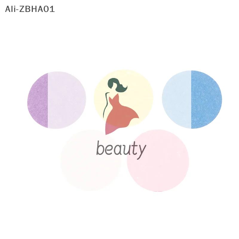 5 قطعة لب الخشب الطبيعي الإسفنج غسل الوجه نفخة رغوة الوجه نفخة التجميل نفخة الوجه التطهير الإسفنج ضغط غسل الوجه نفخة #1