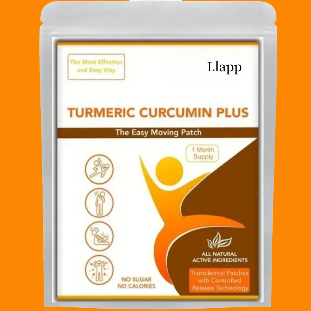 Turmeric Curcumin Transdermal Patches 30 Patches One Month Supply– USA Made