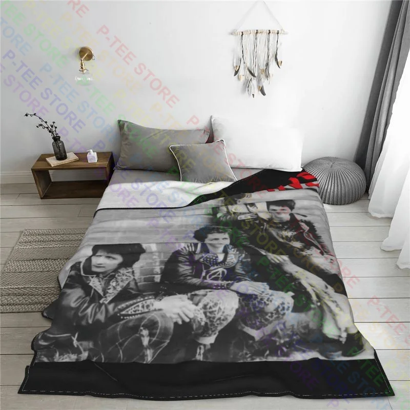 The Partisans Police Story Photo Hardcore Punk Rock Music Band Blanket Shaggy Microfiber Camping Blanket