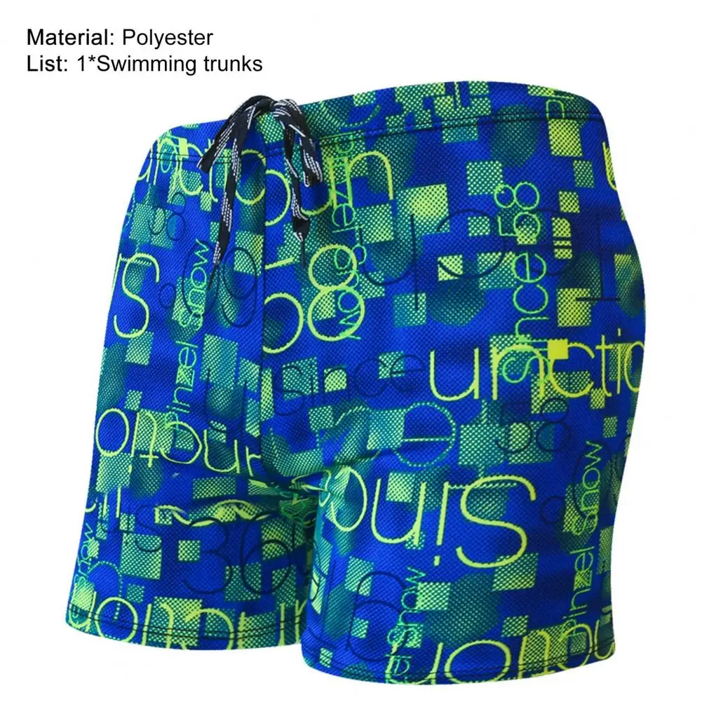 Sharp Printing Men Trunks Colorful Print Quick Dry Swimming Trunks for Beach Cute Pattern Summer Trunks Swimming Shorts