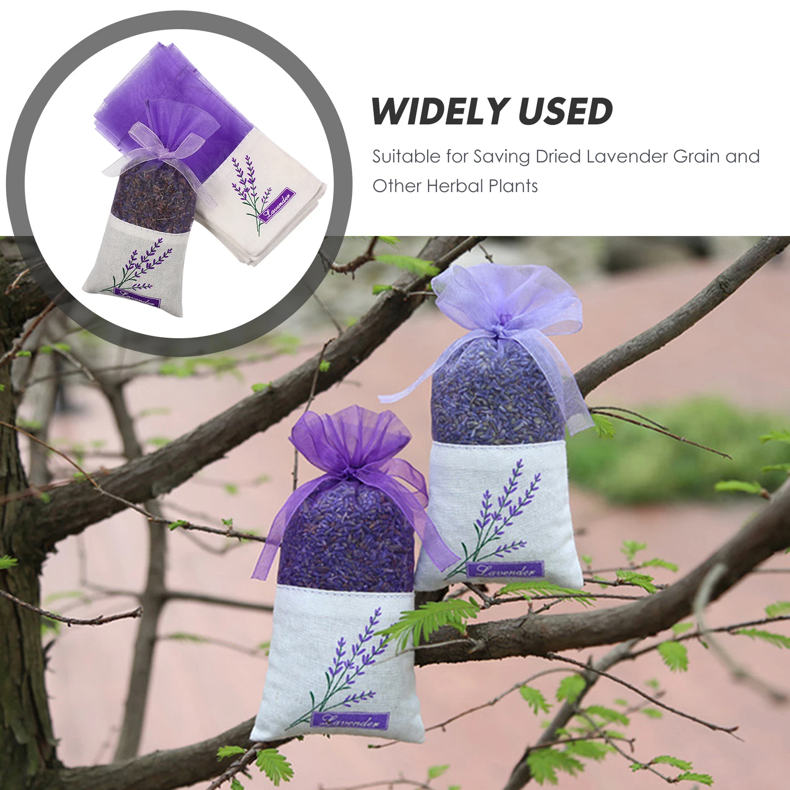 

30pcs Empty Sachets Bags Flower Printing Lavender Fragrance Sachet Bags for Dry Flowers Storage Fragrance Lavender Sachet Bags