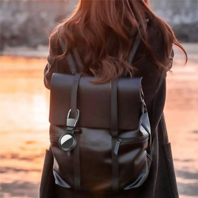 ABGN การดูดซับแม่เหล็กสําหรับ Airtag Locator ป้องกันสําหรับ Airtag พวงกุญแจ Protector กันชน