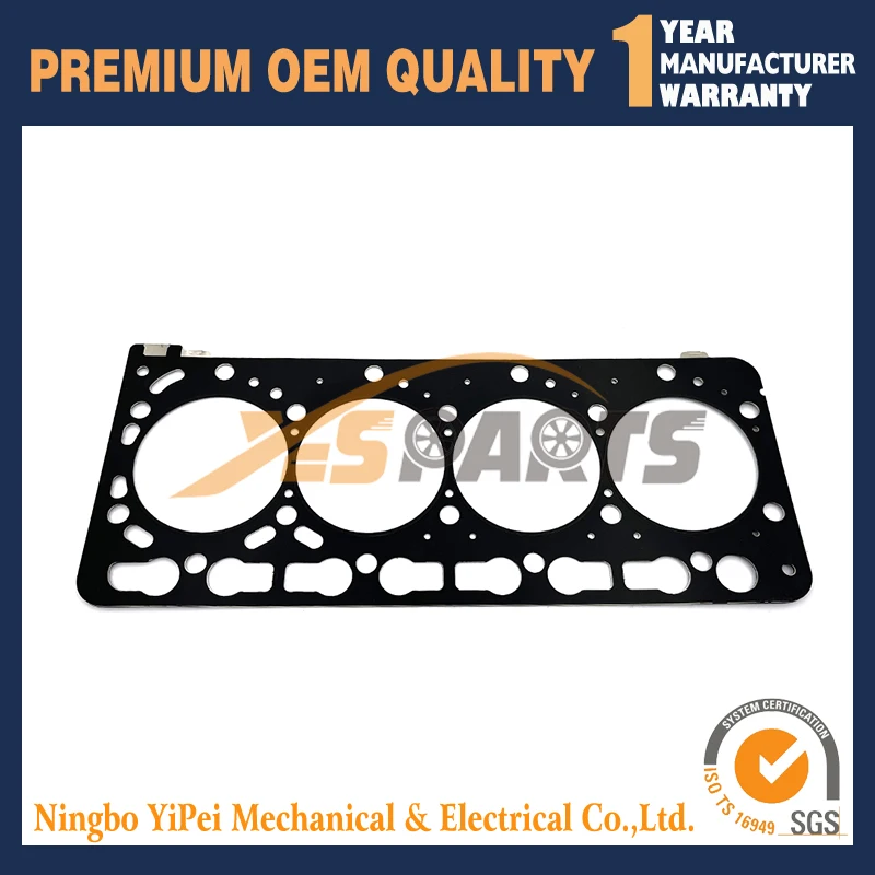 

V3800DI-E3B V3800DI V3800 Cylinder Head Gasket For Kubota Excavator Tractor