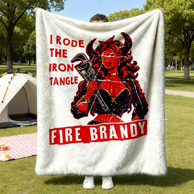 Fire Brandy, Dungeon Crawler Carl, I Rode THE IRON TANGLE, Comfort Flannel Blanket