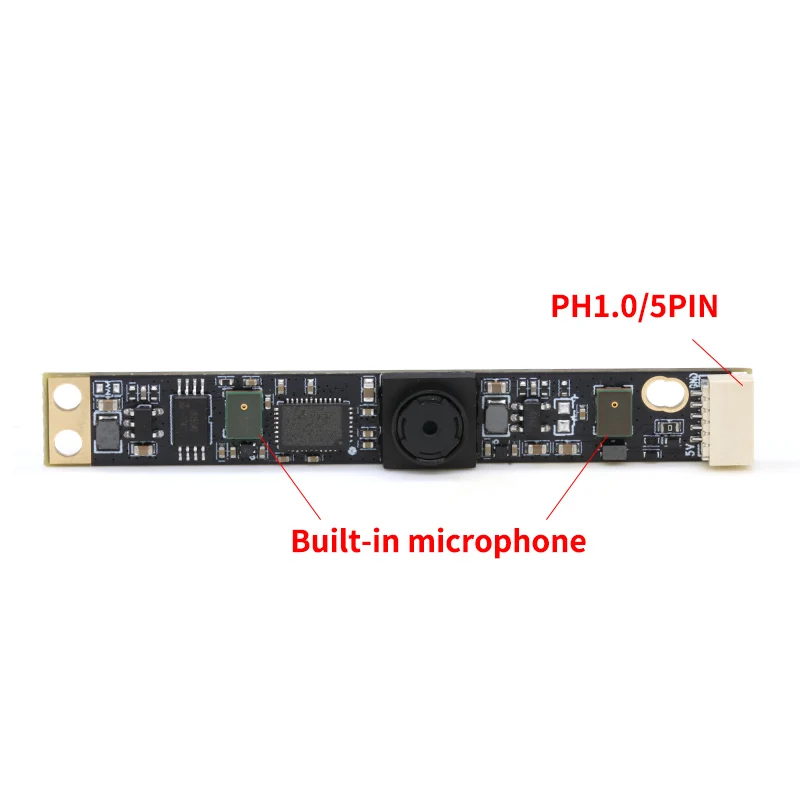 Modulo telecamera USB da 5 MP grandangolare da 65 gradi 2592X1944 con messa a fuoco fissa gratuita per il monitoraggio della sicurezza