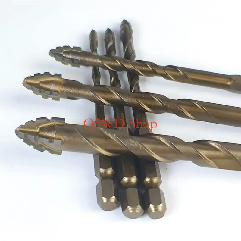 

Q5WD Four Flute Eccentric Drill Bit Multifunction Four Edged Serrated Bit