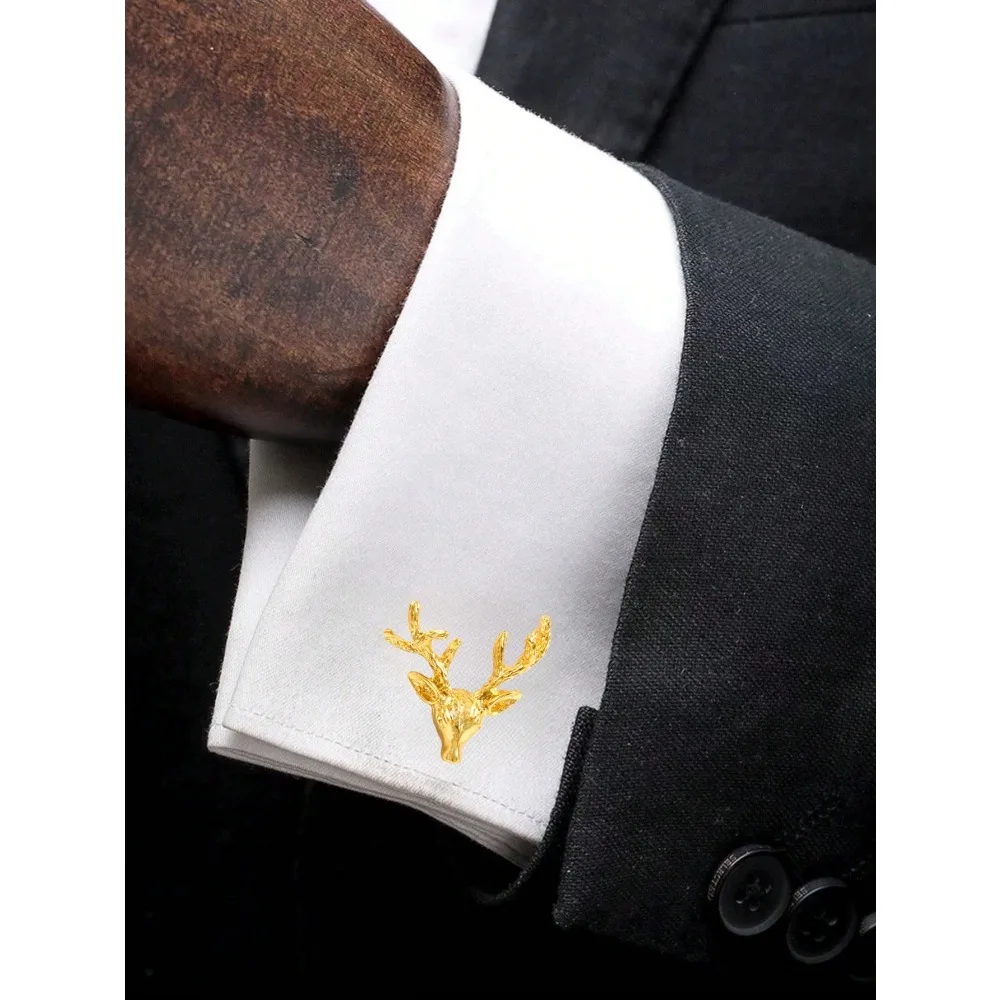 Men's Cufflinks Classic Formal Shirt Cuff Links Business Wedding Daily Occasions Gentleman Suit Accessories for Groom Groomsmen