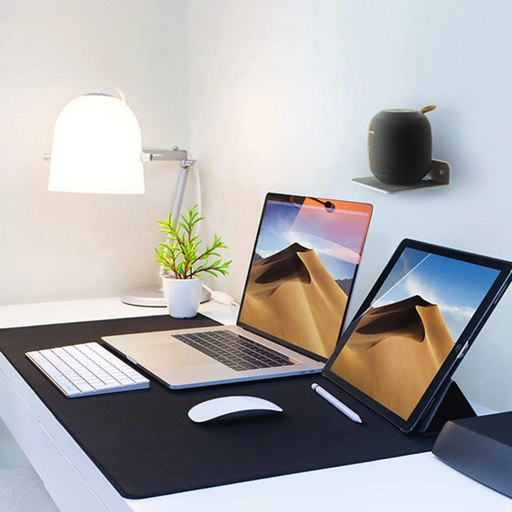 BAAE 2X Wall Shelf Speaker Stand, Small Wall Shelf Speaker Mount for Bluetooth Speaker, Cell Phones, Toy Display Shelf