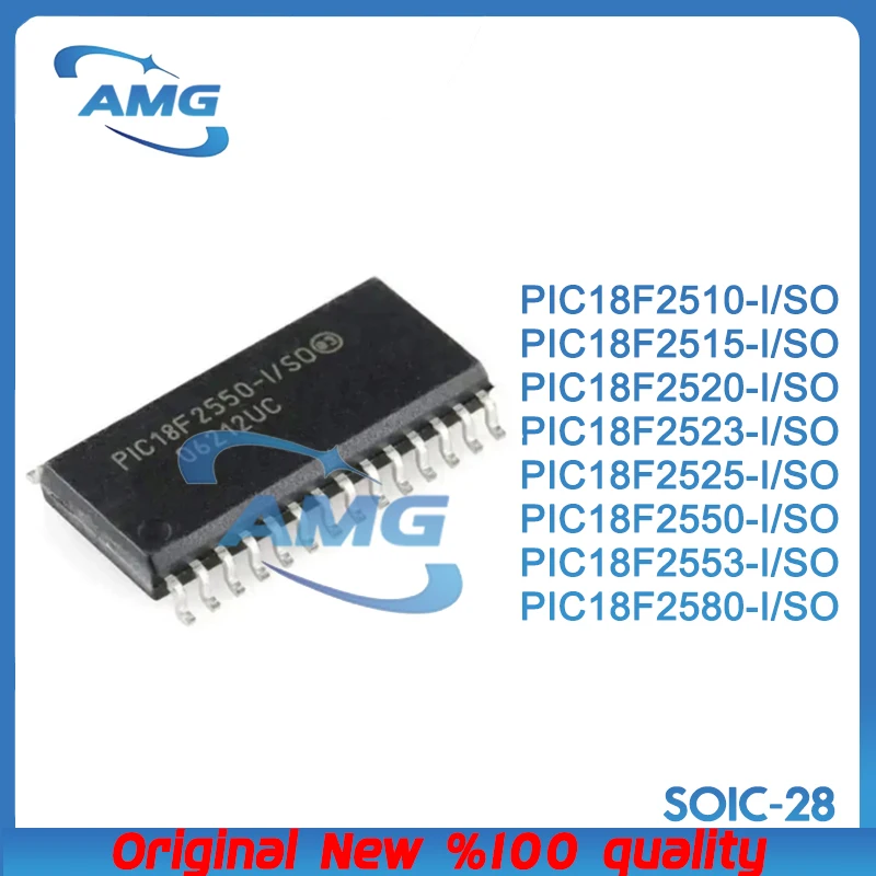 1PCS PIC18F2510-I/SO PIC18F2515 PIC18F20 PIC18F23 PIC18F25 PIC18F50 PIC18F53 PIC18F80 Surface mount SOP28 microcontroller chip