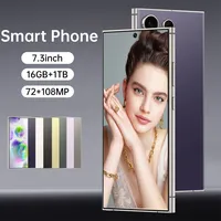 New 7.3HD SMS 24 Ultra Original 5G Smartphone Dual SIM Android 14 Cell Phone 7800mAh Snapdragon 8 gen3 Mobile Phones Cellphones
