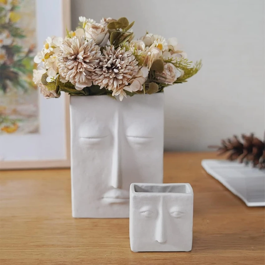 Artificial Flowers Wedding Home Bedroom Table Decor Bridal Bouquet Garden YardFake Silk Roses Hydrangeas Vase for Board Outdoors