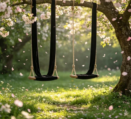 2 Pcs Metal Chain Cover Sleeve Hanging Swing Chair Backyard Protector Black Hook And Loop Fastener