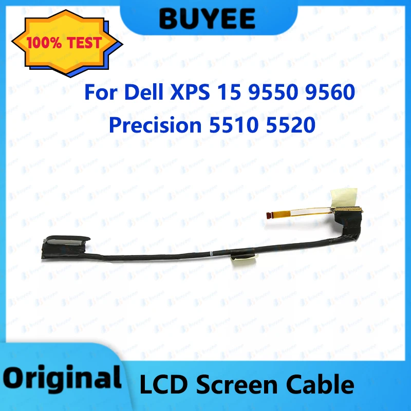 2PC Original New For Dell XPS 15 9550 9560 Precision 5510 5520 074XJT LCD Video Cable 4K UHD 3840 2160 DC02C00BK10 Replacement