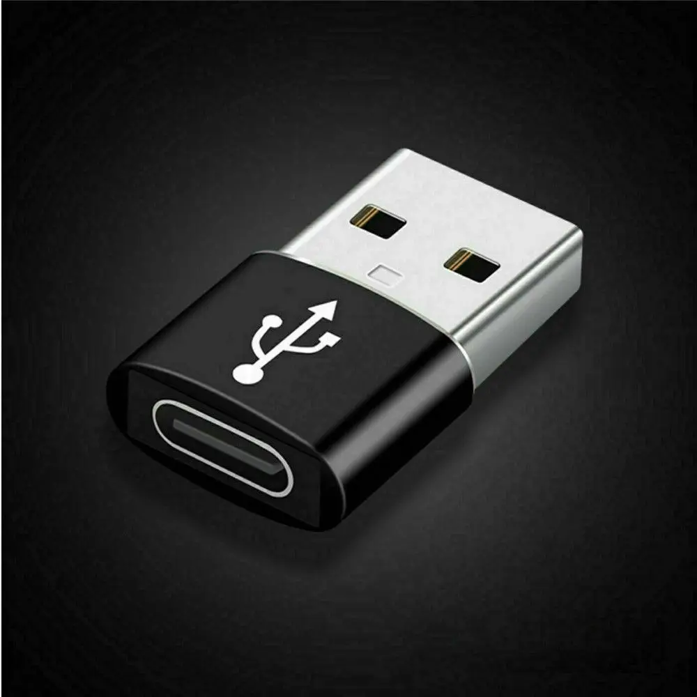 Para iPhone 12 11 Conector Conversor de Metal Móvel Tipo C para Adaptador de Cabo USB 3.0