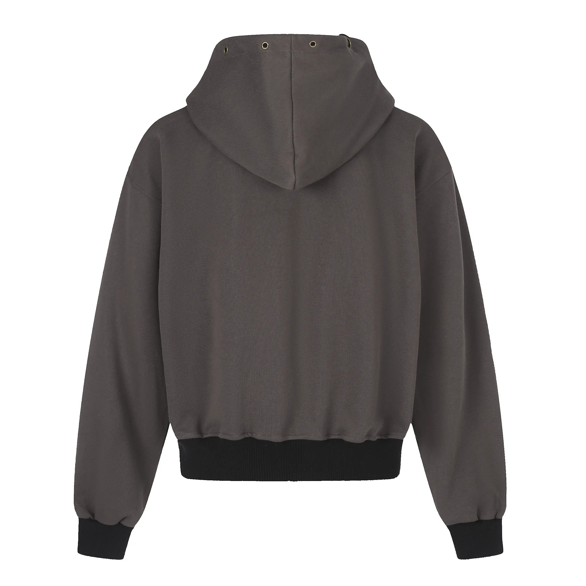 High Street Retro Court Style Embroidered Hooded Zipper Sweatshirt Jacket Men and Women Autumn Loose Hoodies Sweatshirts Top