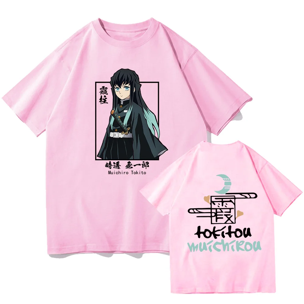 2024 neue Tokio Mode Mui chiro Tokito Top weibliche Anime Anime Japan lose T-Shirt weibliche Anime Anime reine Baumwolle Kleidung