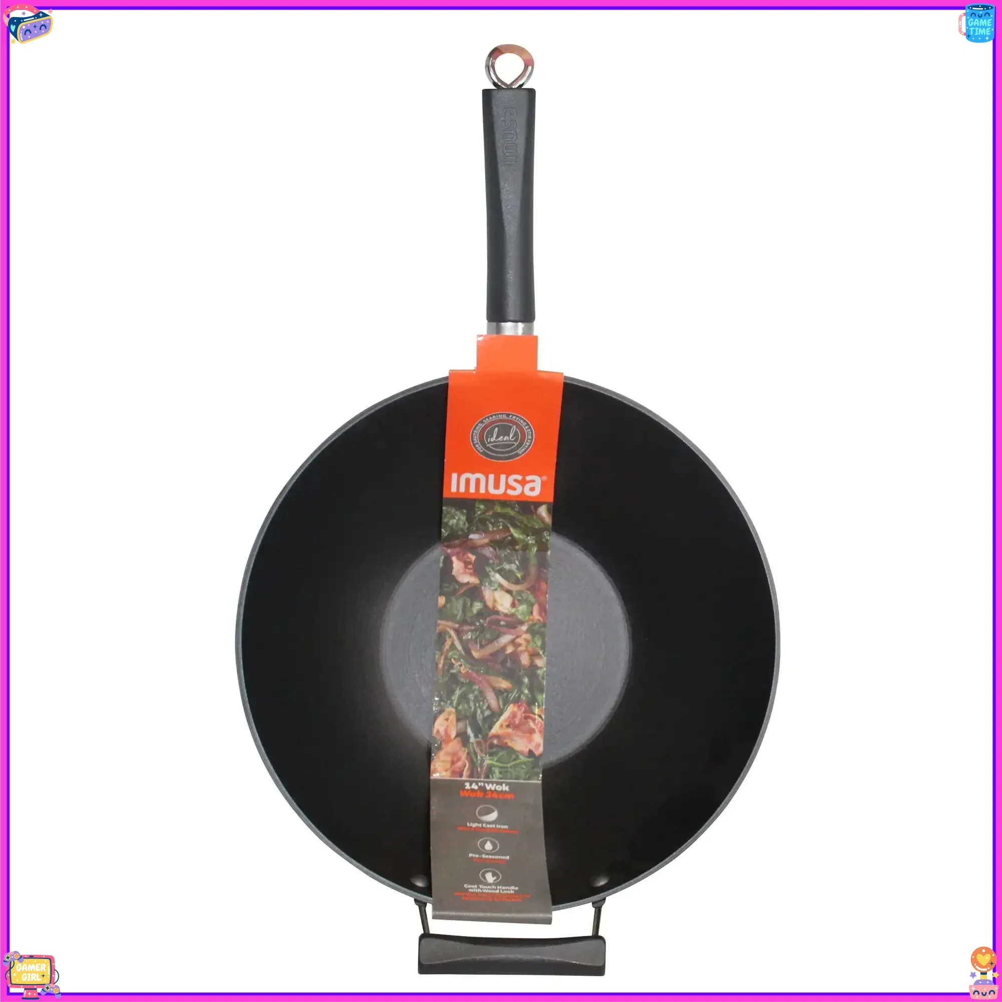 

10,5-дюймовая предварительно приправленная чугунная сковорода, универсальная плита для гриля в духовке, идеально подходит для начинающих и профессиональных повара