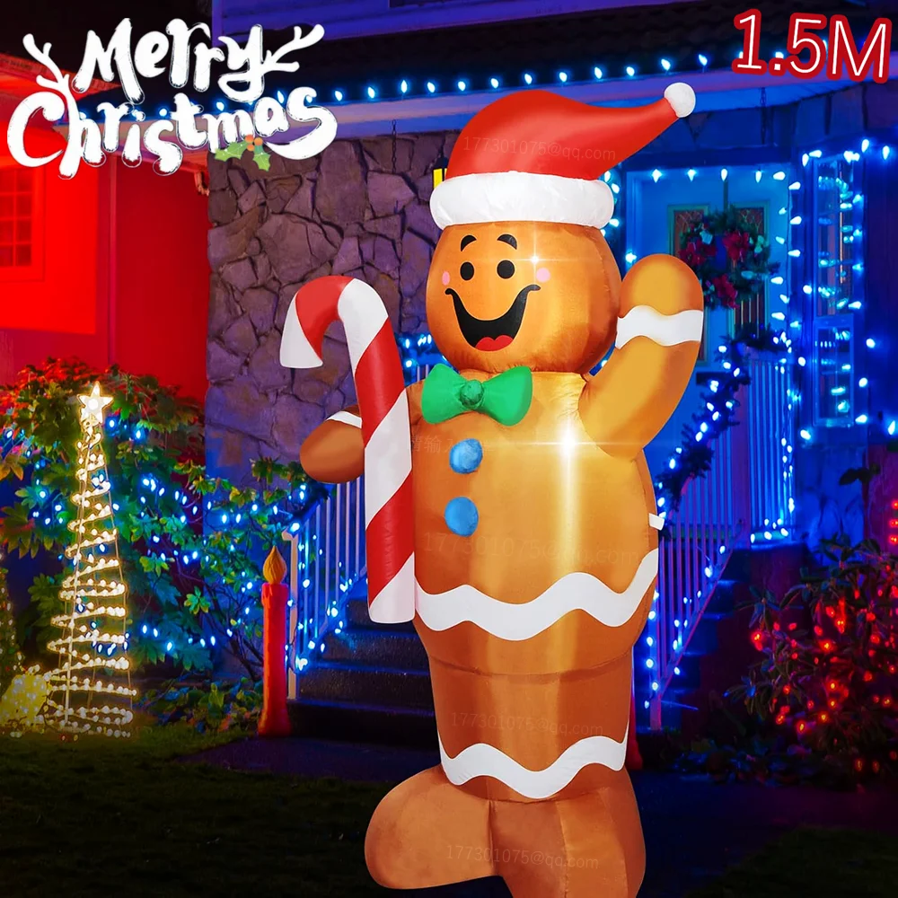 

Рождественский надувной снеговик/шейник/колобок, подходящий для использования в помещении и на открытом воздухе, двора, сада, лужайки, украшение для праздничной вечеринки