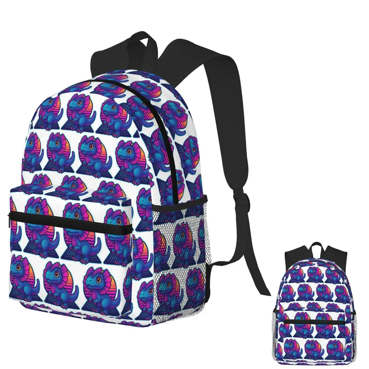 

Spitty Dino Student Backpack School Bag Hiking Travel Daypack for Boys Girls Fashion Bookbag Shoulder Bags