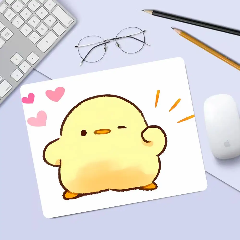 

Small Yellow Chicken Mouse Pad For Small Size Gaming Mouse Pad Gamer Company Keyboard Mouse Mats Carpet Computer Desk Mats