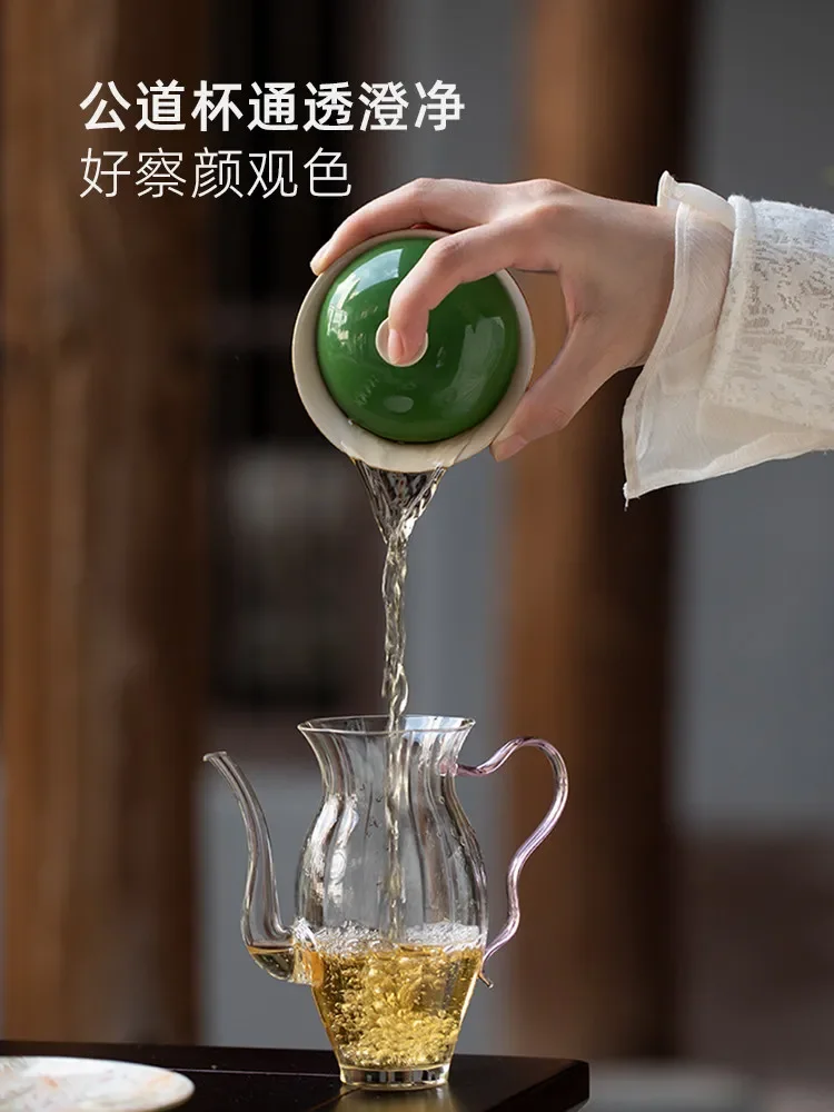 

CLLminimalist Ceramic Chunguiyan Tea Set New Household Kung Fu Tea Set High-end Light Luxury Business Gift