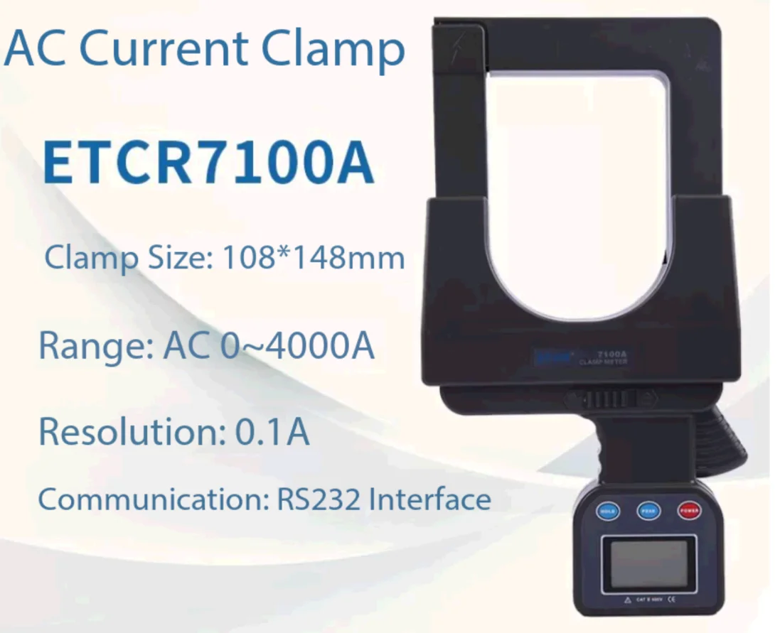 ETCR7000/B Large-Range Clamp Meter/High Current Clamp Meter/Leakage Current Test