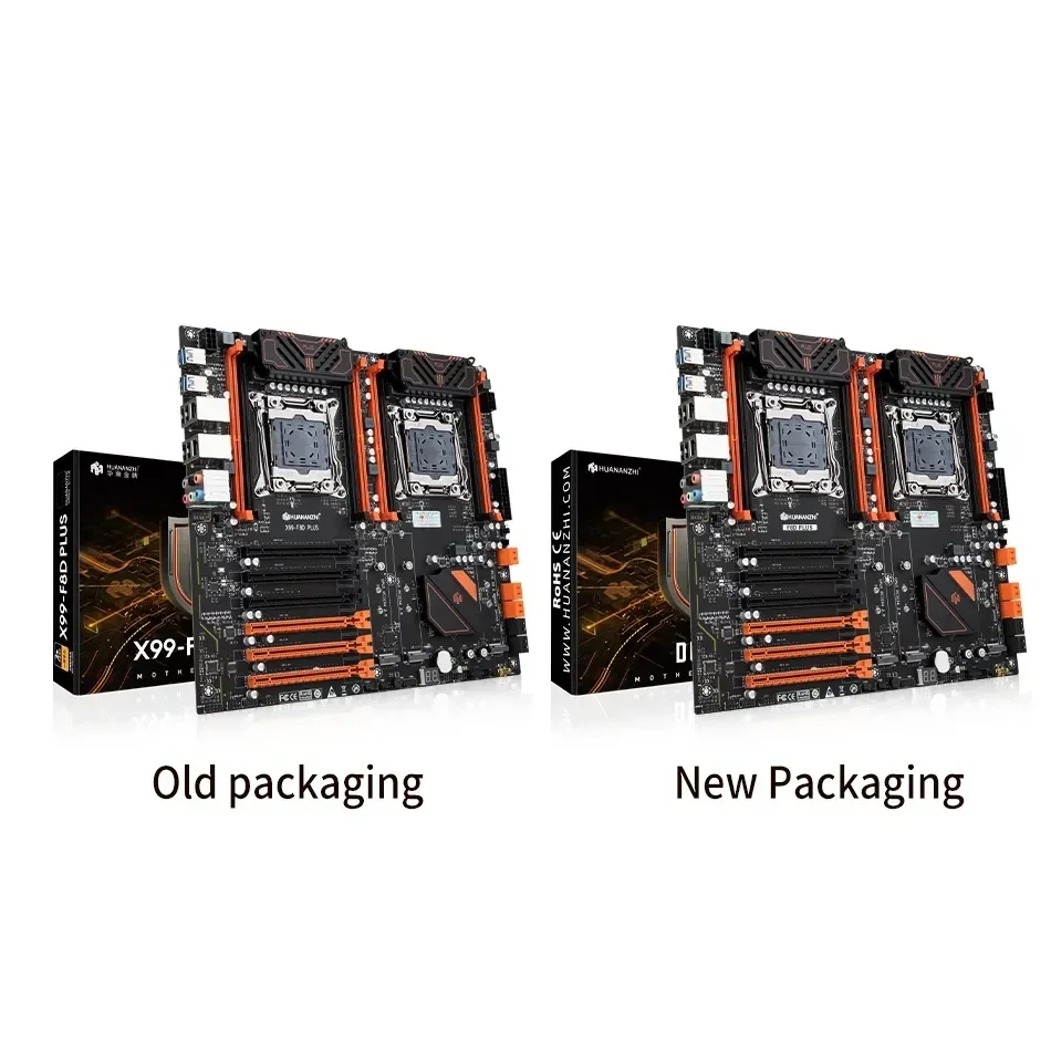 X99 F8D PLUS LGA 2011-3 XEON X99 Motherboard support Intel Dual CPU E5 2670 2666 2640 2696 V3 V4 DDR4 RECC NVME NGFF