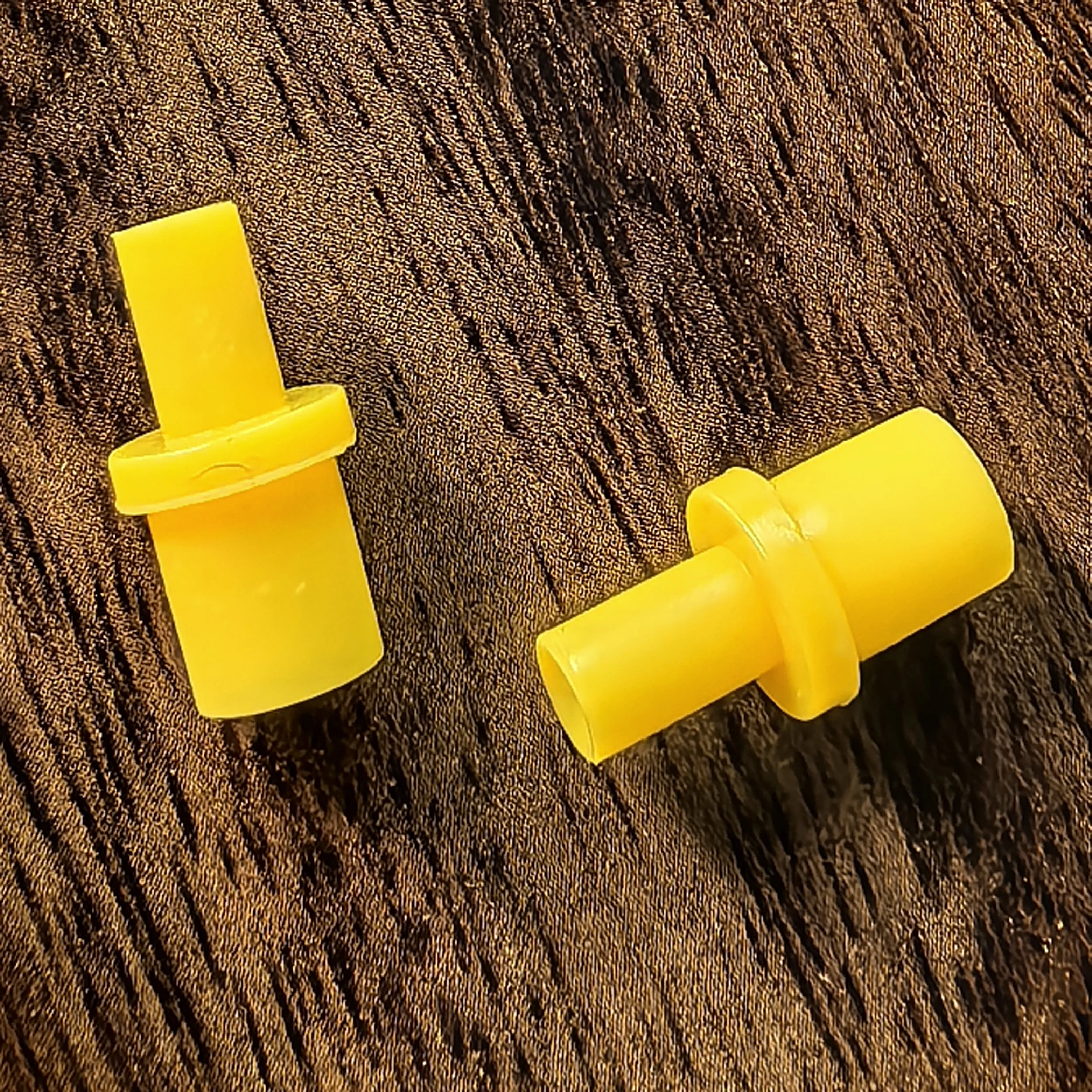 20PCS Syringe Silicone Soft Yellow Pumping Air Hollow Joint Part Rubber Connector Ciss Inkjet Cartridge Cleaning Clean Tool