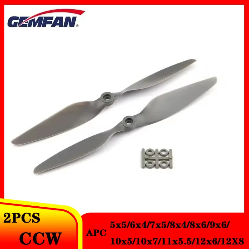 Gemfan APC Nylon Propeller 5050 6040 7050  8040 8060  9060 1050  1070 1155 1260   1280  for FPV RC Fixed Wing Prop