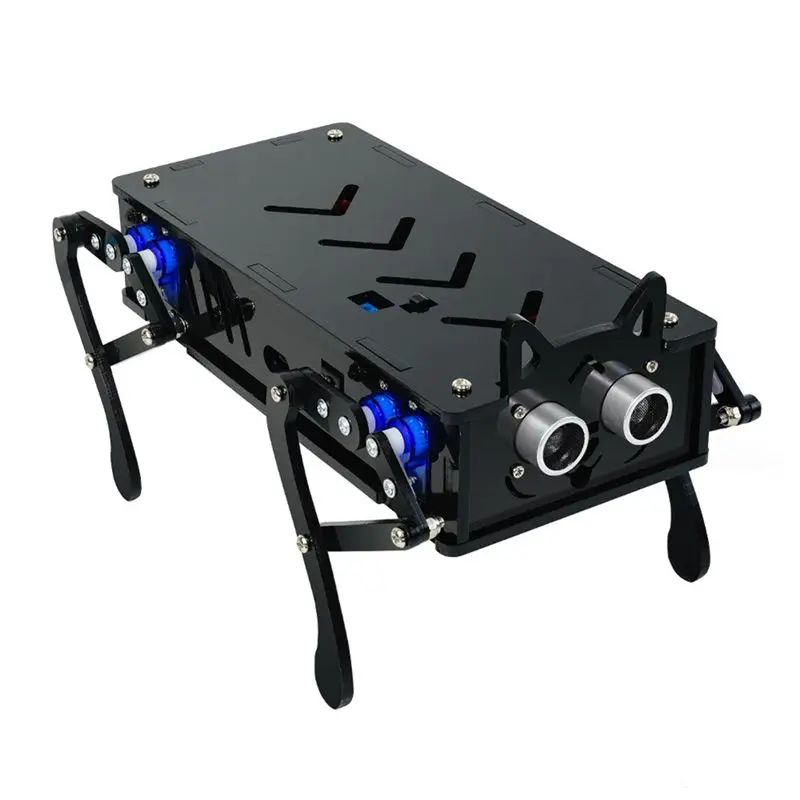 

[NEW A09R!】 Four-Legged Robot Dog Intelligent Programmable Remote Control Mechanical Dog Electronic Pet DIY Electronic Kit US PL