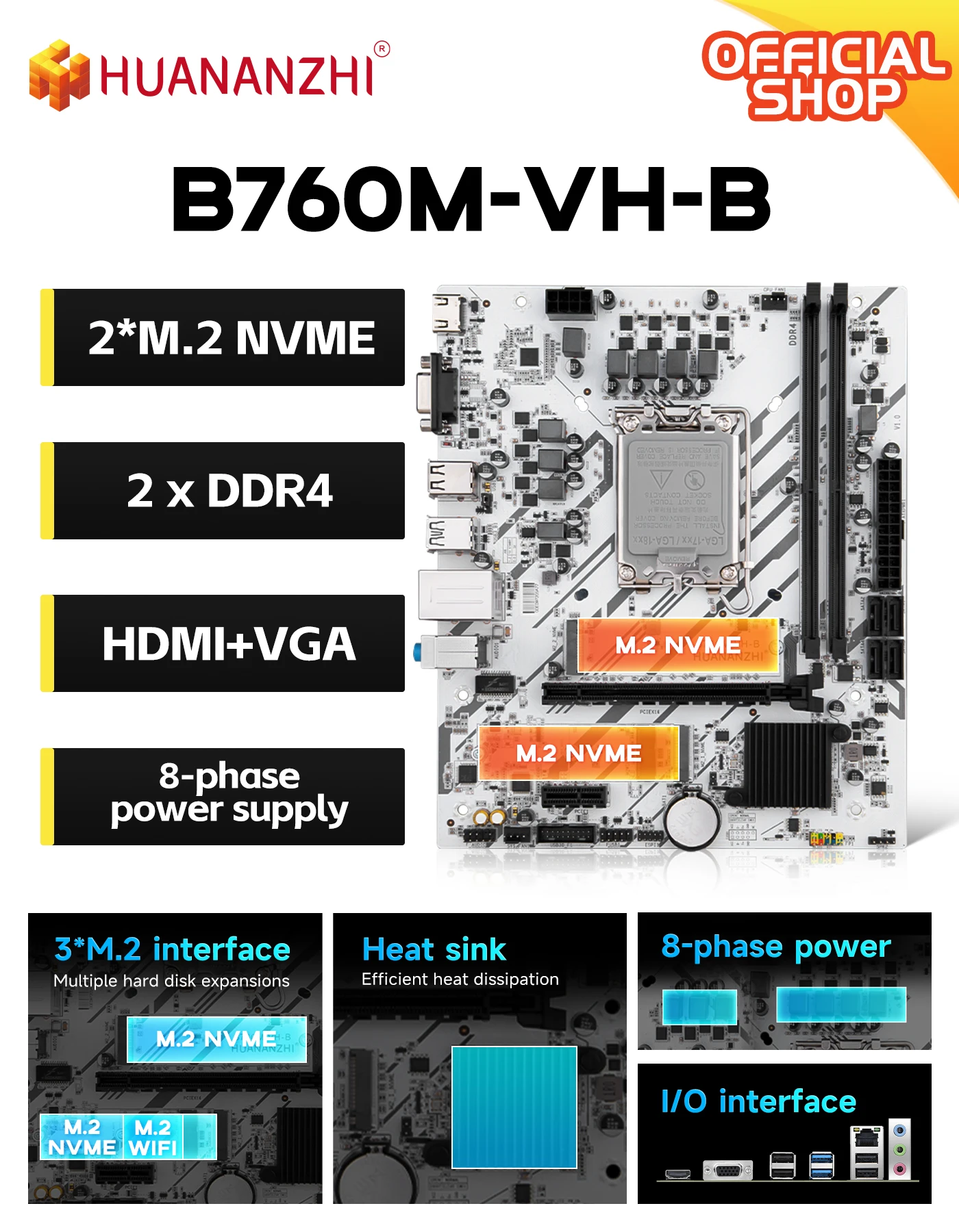 scheda-madre-b760m-vh-a-b-lga1700-m-atx-ddr4-pcie40-con-doppio-slot-m2-nvme-wifi-alimentazione-a-8-fasi-chipset-intel-b760-per-pc-desktop