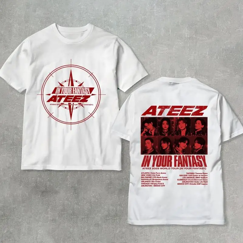 Ateez 2025 World Tour In Your Fantasy T Shirt Golden Hour Part 2