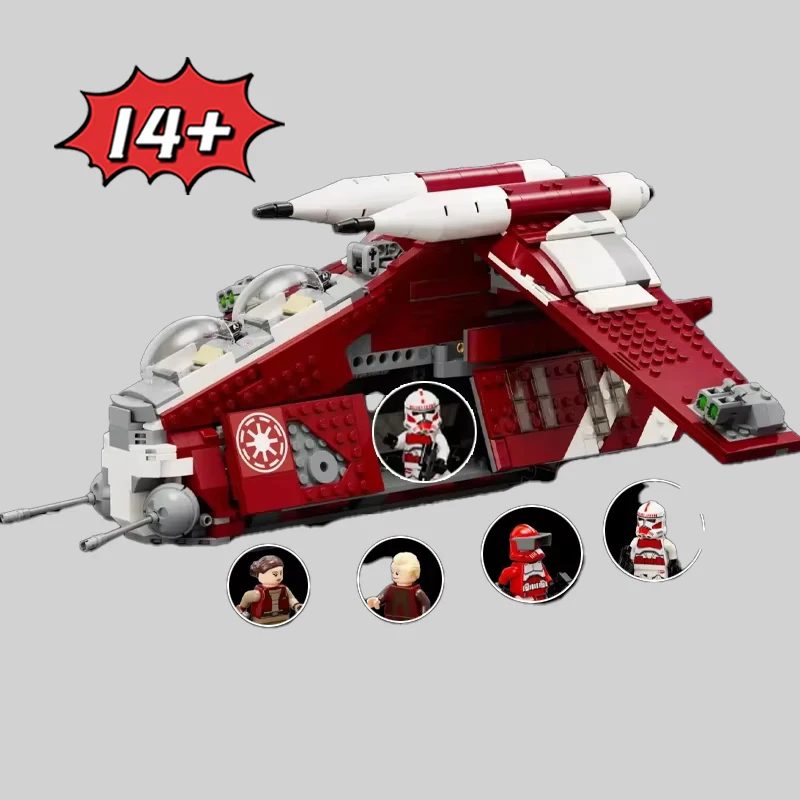 Neue Galaxy Wars Gunship Bausteine Ziegel 1083 stücke Modell DIY Hause Dekoration Spielzeug Für