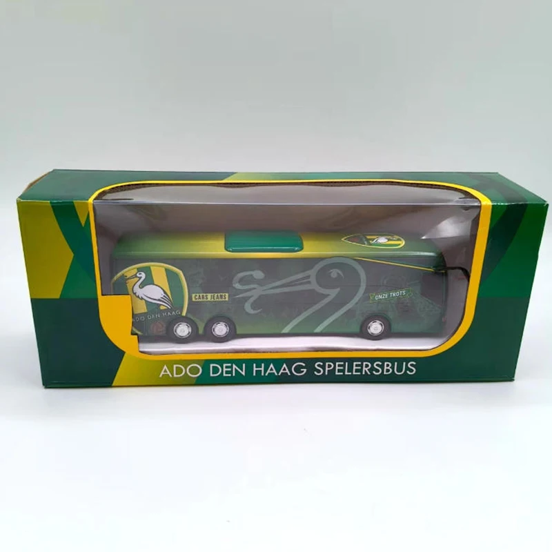 

Литая под давлением модель автомобиля из сплава автобуса длиной 20 см, статическая коллекция, украшенные праздничными подарками, игрушки