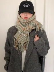 Women's New Autumn And Winter Warm Neck Scarf, Versatile Thick Anti-Cold Shawl