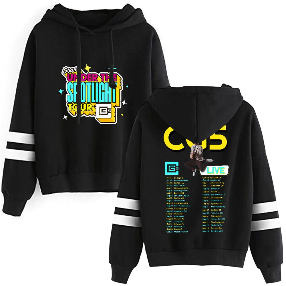

CG5 Merch 2025 Under The Spotlight Tour Pocketless Parallel Bars Sleeve Sweatshirt Pocket Drawstring Hoodie Streetwear