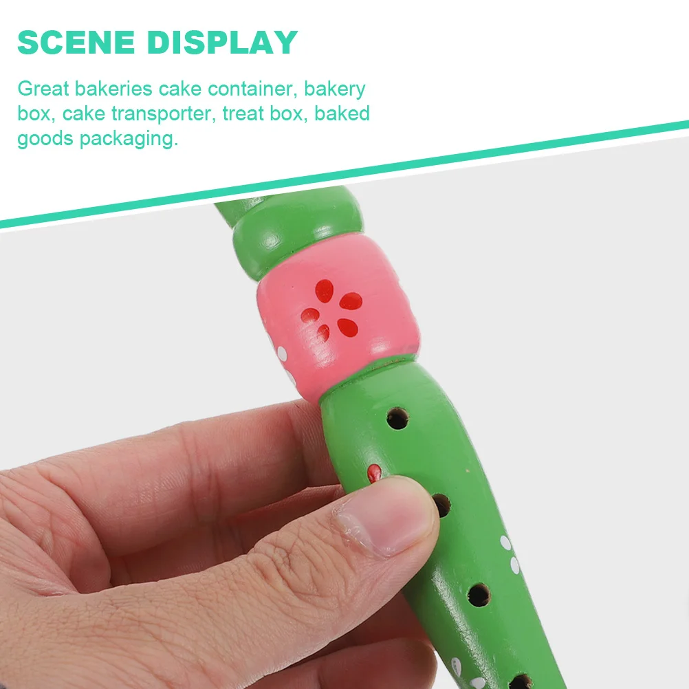 

6 Hole Wooden Flute Musical Instrument Recorder Gift Practice Coordination Hand Flexibility Playing