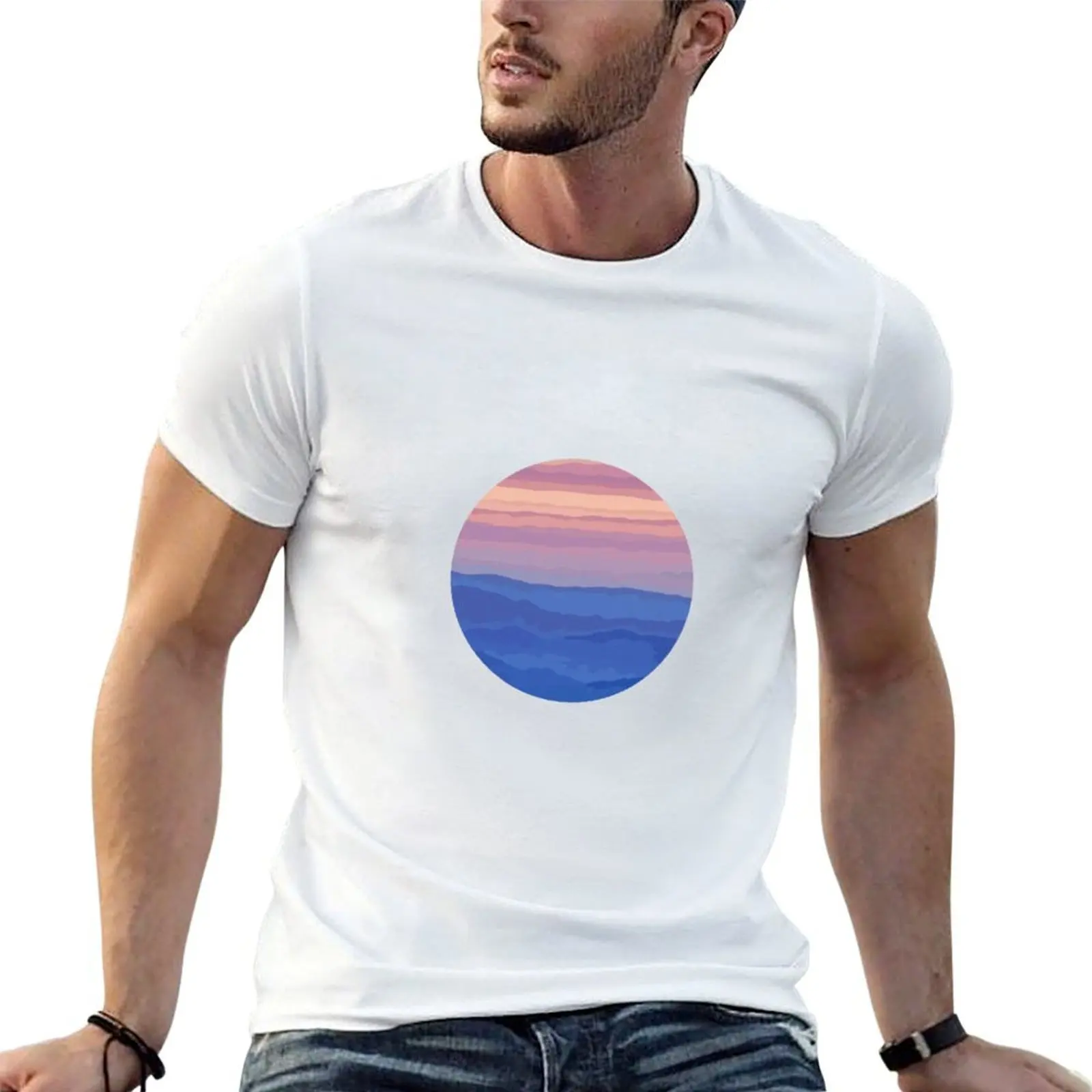 

Blue Ridge Mountains T-Shirt man t shirt summer t shirt man designer t shirt for man 100 percent cotton T-shirt