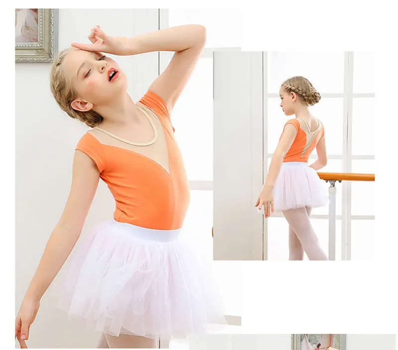 Kids Girls Ballet Dress Swimsuit for Dancing Tutu Ballet Leotard Fancy Costume Girl Gymnastics Leotard Ballerina Ballet Clothing