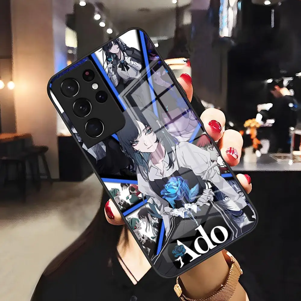 Ado Kyogen X Uta Handyhülle für Samsung S26 S25 Plus S20 S20 Plus S22 Ultra S23 FE S21 Plus S21 Ultra Glasabdeckung