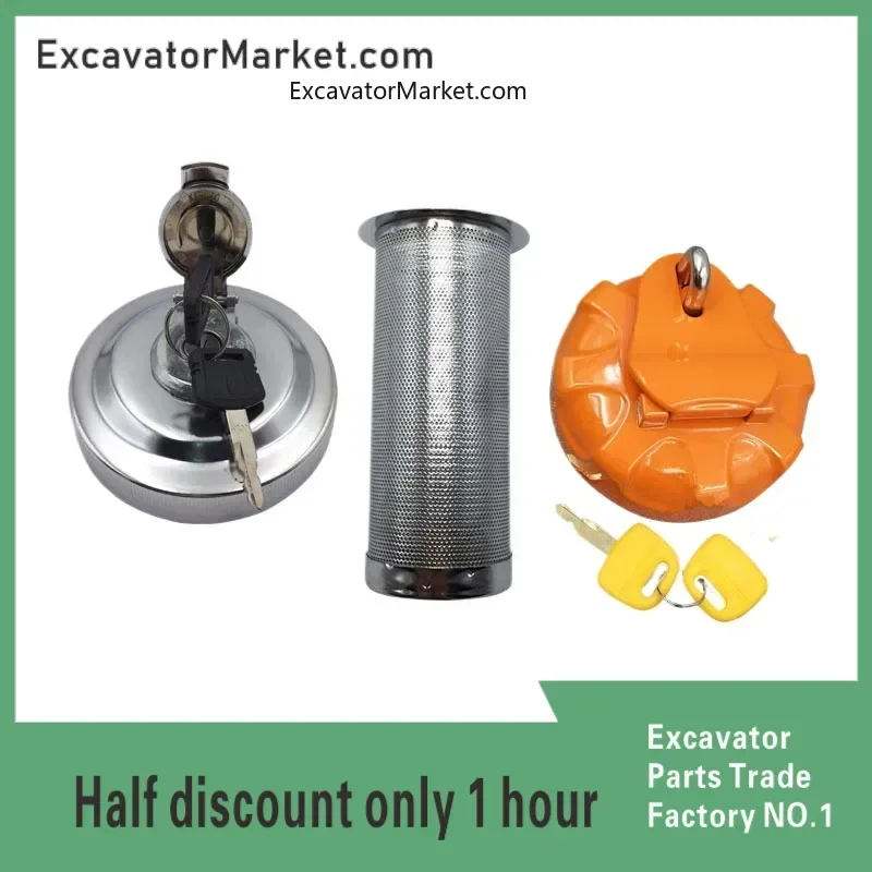 For Hitachi Zax Ex 120/200-5-6/zax230/240/330/360-3-6 Diesel Fuel Tank Cover Filter Excavator Accessories High Quality