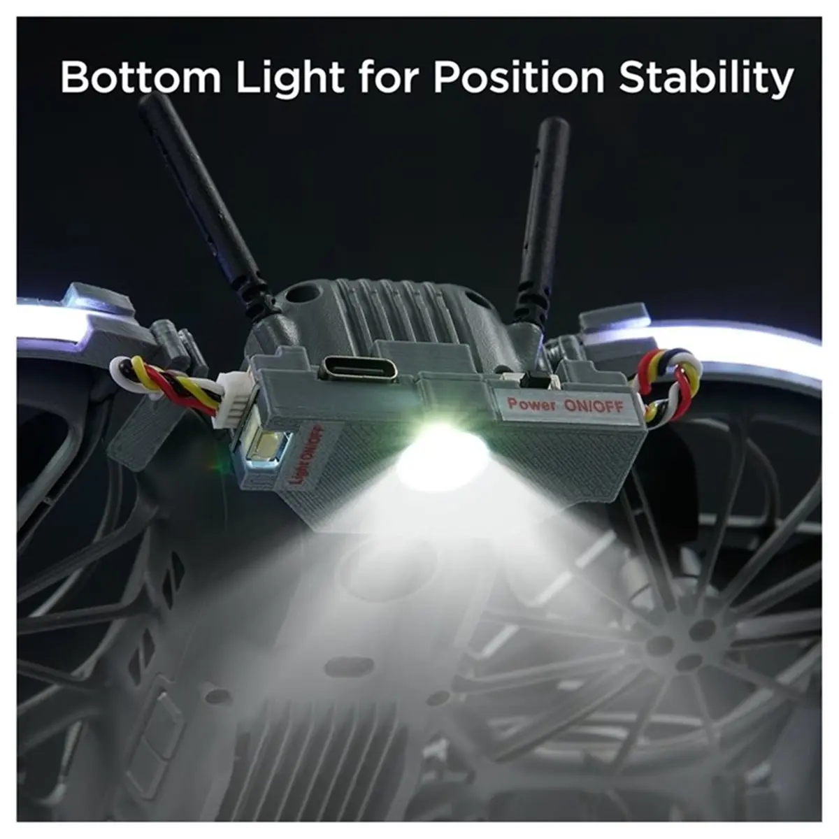 【~-new-estr】led-light-strip-for-neo-2-drone-80-leds-usb-c-rechargeable
