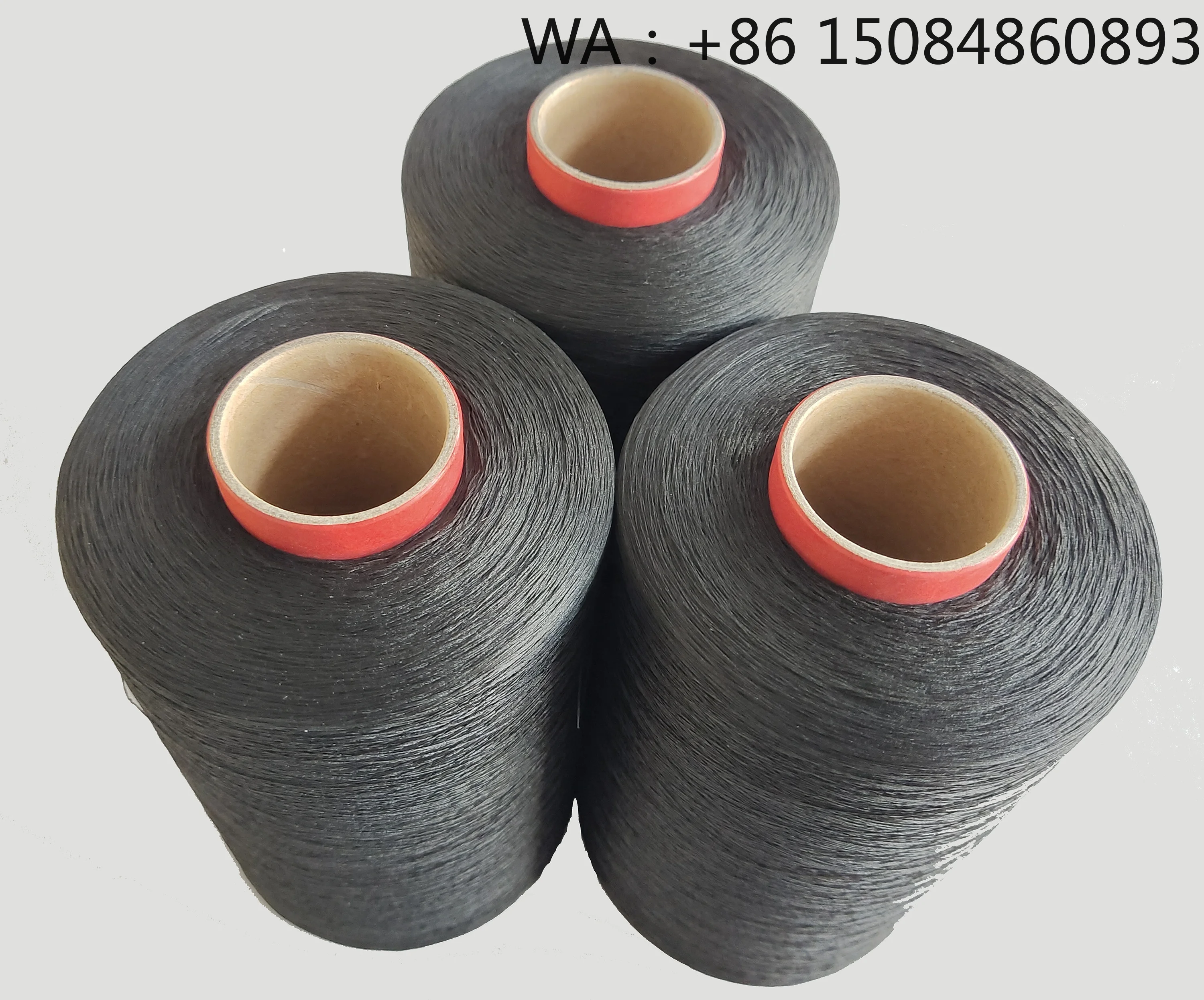 Carbon fiber coated yarn with permanent anti-static property, black thread for ESD protective fabric production