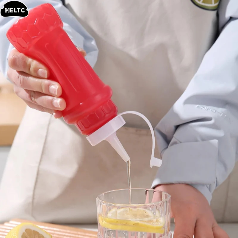 1/3 قطعة زجاجات ضغط البهارات الكاتشب الخردل سلطة شواء الصلصات زيت زيتون موزع أدوات مطبخ ضغط زجاجات التوابل