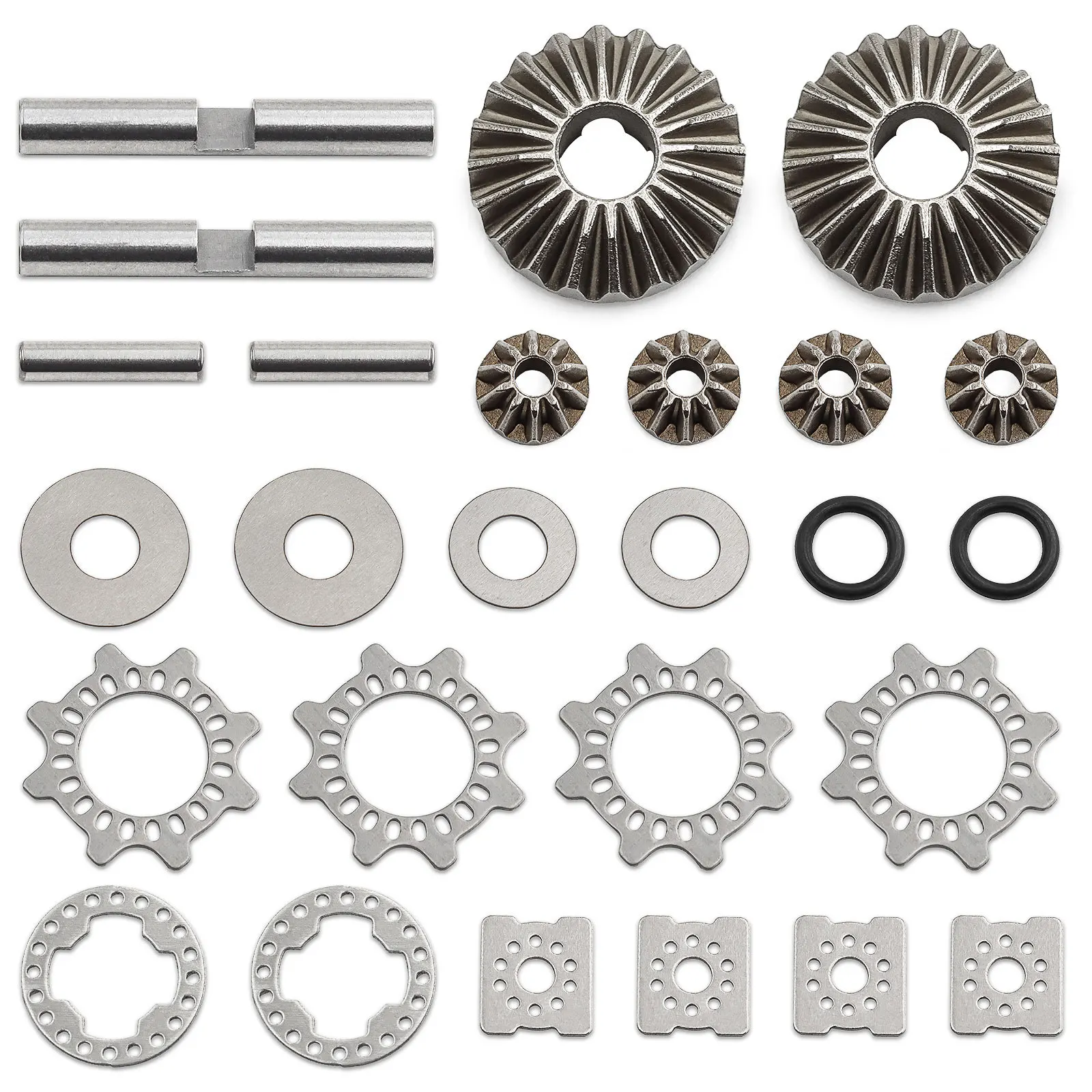 

Metal Front & Rear Differential Gear Set for ARRMA 1/8 Kraton V5 1/7 Big Rock Mojave EXB BLX RC Car Upgrade Parts